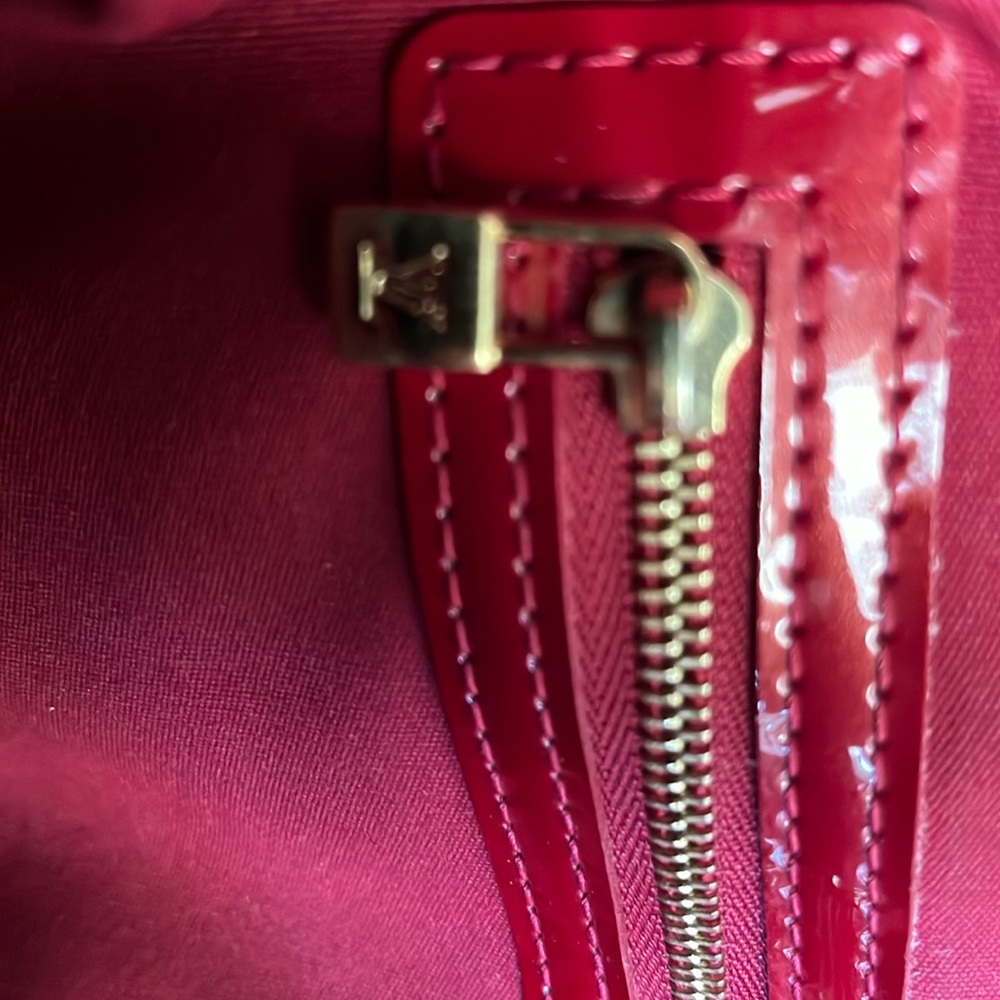 Louis Vuitton Red Wilshire Mini Tote - Picture 15 of 16